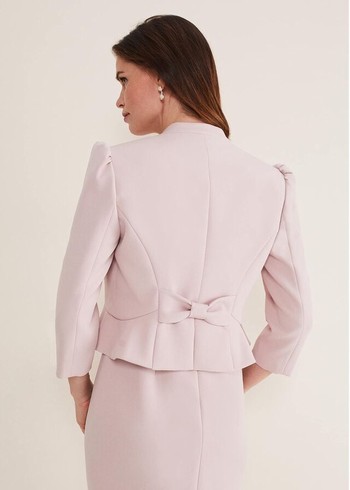 Phase Eight Isabella Bow Jackets Rose Canada | SHMLRI-615